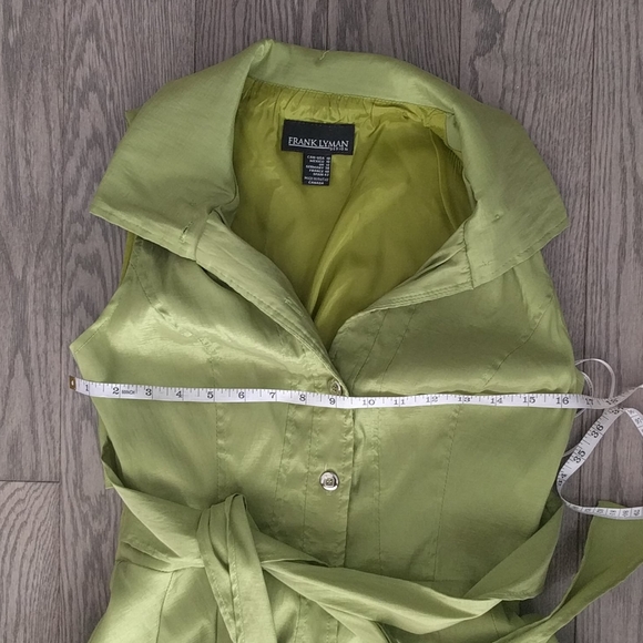 Beautiful green dress by Frank Lyman 🌸🍀🍀 - Picture 4 of 9